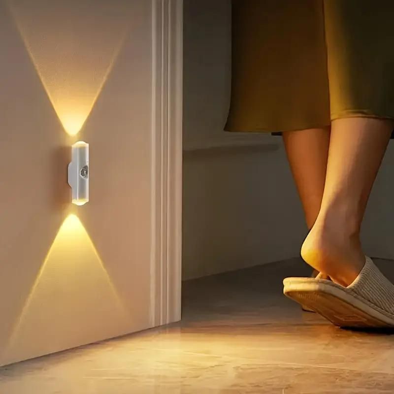 Up & Down Lit Hill Shape Sensor LED Wall Lights - AmazingBaba