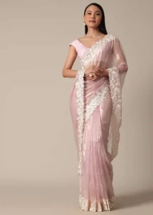 Ivory Reserve White & Gold Heritage Saree